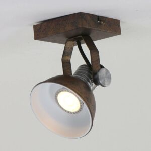Brooklyn LED-spot, 1 lyskilde, brun
