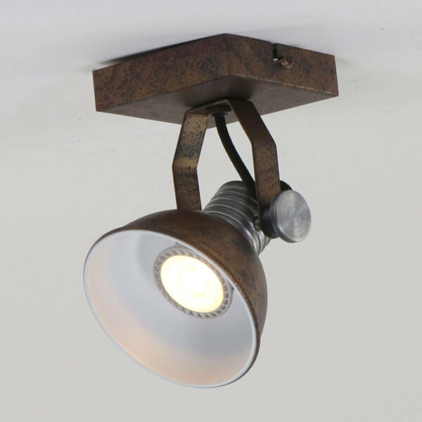 Brooklyn LED-spot, 1 lyskilde, brun