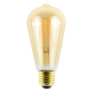 ToLEDo RT LED-pære E27 ST64 6W 825, guld, dæmpes