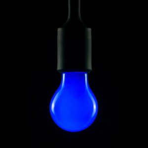 E27 2W blå pære m. 80 LED&apos;er, dæmpbar