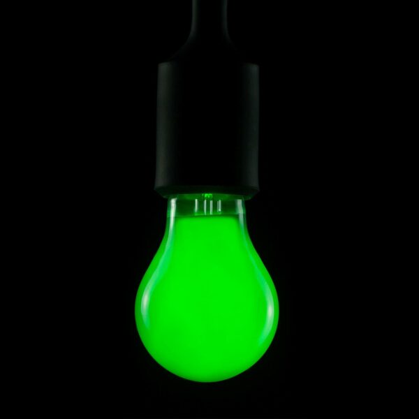E27 2W grøn pære m. 80 LED&apos;er, dæmpbar