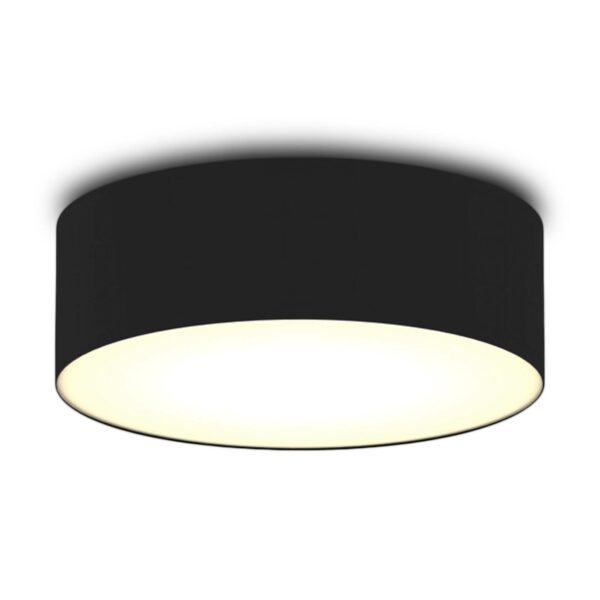 Sort loftlampe af tekstil Ceiling Dream 30 cm