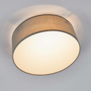 Grå tekstil-loftlampe Ceiling Dream 30 cm