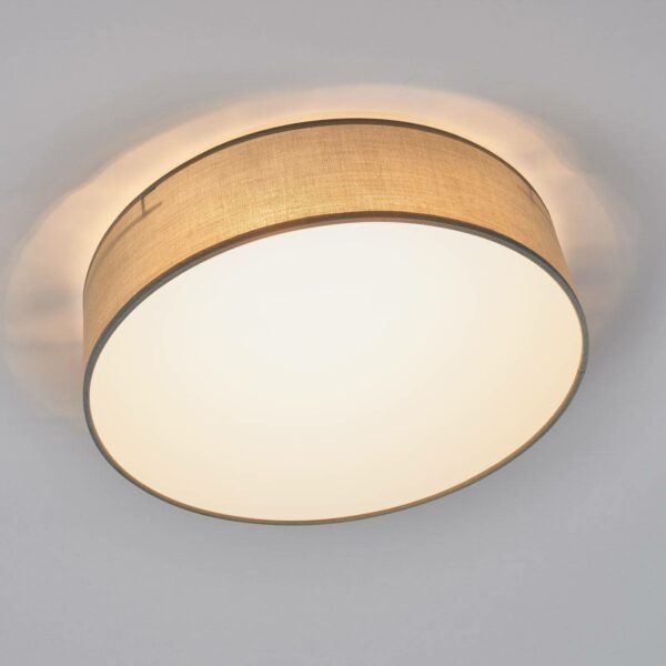 Grå tekstil-loftlampe Ceiling Dream 40 cm
