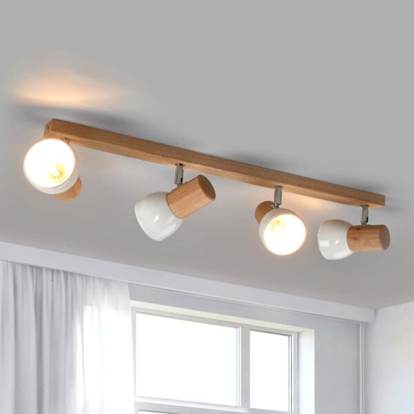 Funktionel loftlampe Svenda – 4 lyskilder