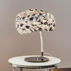 LED-bordlampe Narisa krom