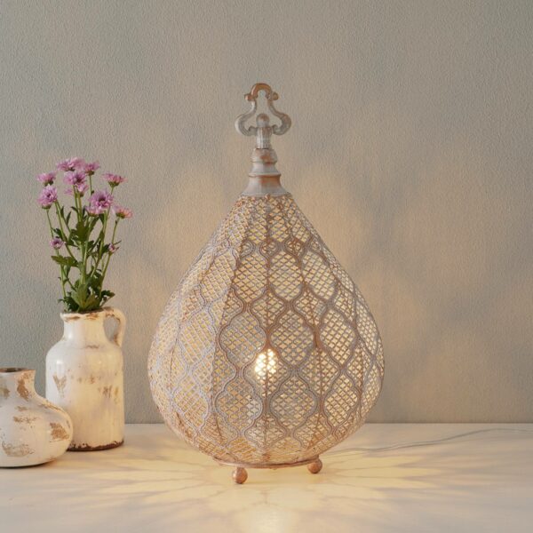 Orientalsk designet LED bordlampe Nabila