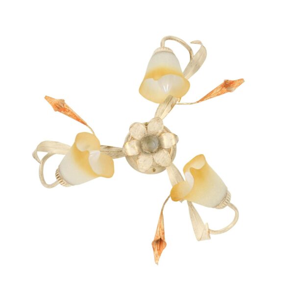 Lucrezia loftlampe, 3 lyskilder, elfenben
