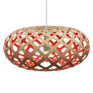david trubridge Kina hængelampe Ø 44 cm bambus-rød