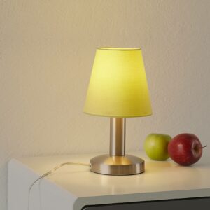Den grønne bordlampe Merete m touch-kontakt