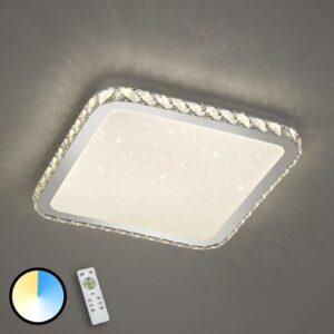 LED-loftlampe Sapporo med starlight-cover