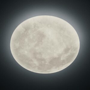 LED-loftlampe Lunar med fjernbetjening 40cm
