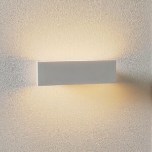Concha LED-væglampe, 28 cm, hvid