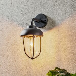 Duero udendørs væglampe i vintagestil, antracit