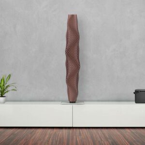 Kaktus LED-gulvlampe i flet, 75 cm, kobber