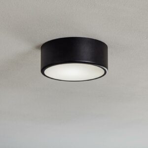 Cleo loftlampe, Ø 20 cm, sort