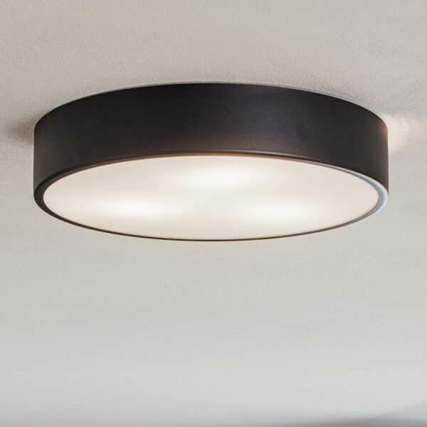 Cleo loftlampe, Ø 40 cm, sort