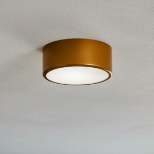 Cleo loftlampe, Ø 20 cm, guld