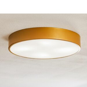 Cleo loftlampe, Ø 50 cm, guld