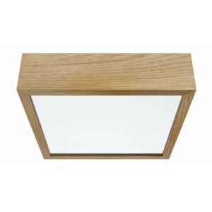 Quatro DR loftlampe med træramme, 30,5 cm