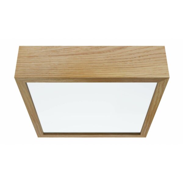 Quatro DR loftlampe med træramme, 30,5 cm
