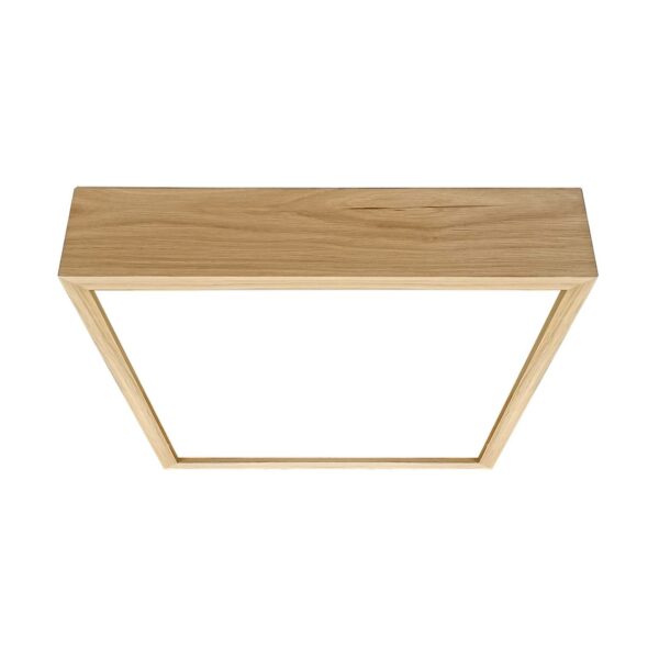Quatro DR loftlampe med træramme, 38,5 cm