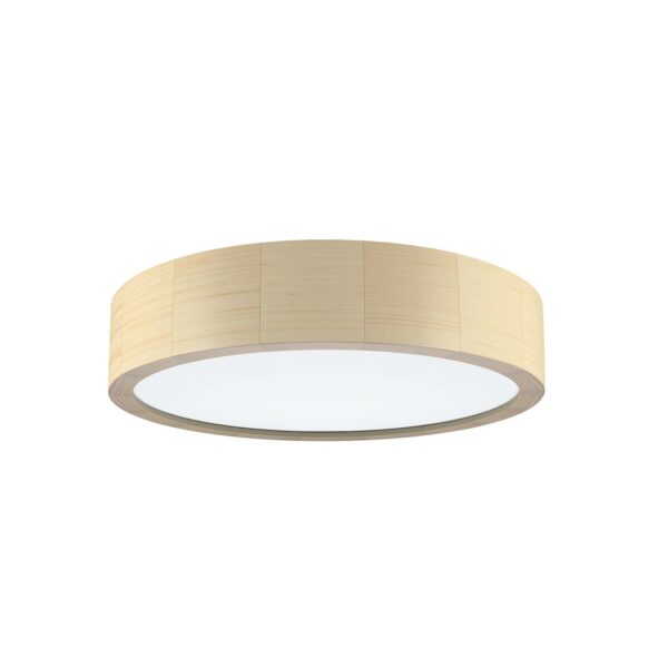 Cleo loftlampe af træ med diffusor, Ø 27,5 cm
