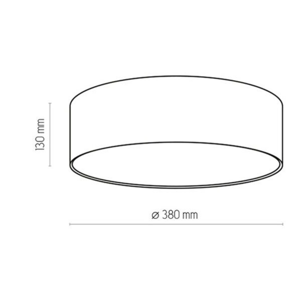 Rondo Kids loftlampe, Ø 38 cm, grøn