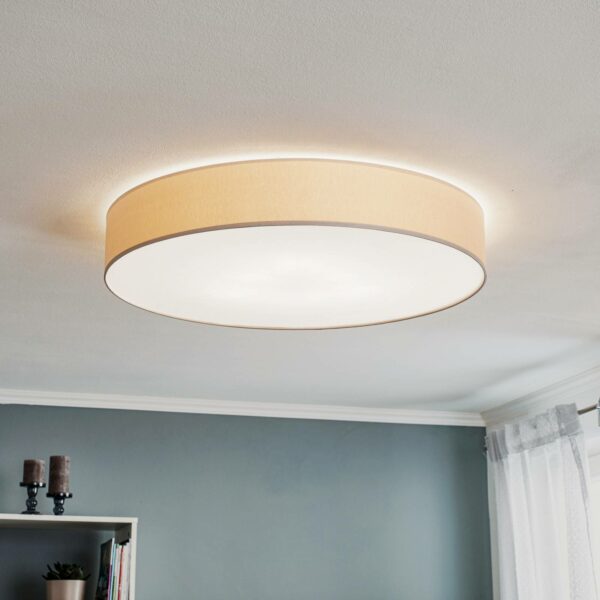 Rondo loftlampe, beige, Ø 80 cm