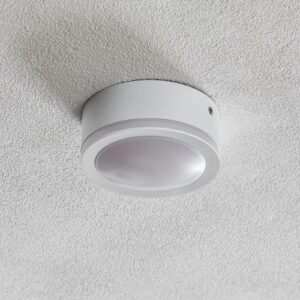 Biala - rund LED-udendørsspot, 10 cm Ø