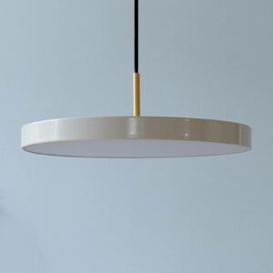 UMAGE Asteria mini hængelampe messing, perlehvid