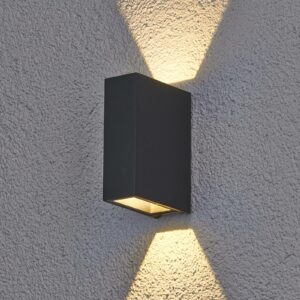 Udendørs LED væglampe Maisie, i aluminium