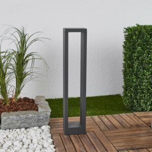 Grafitgrå LED gadelampe Jupp, 60 cm