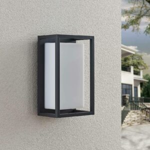 Lucande Ilirian udendørs LED-væglampe af aluminium