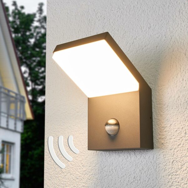 Yolena - LED udendørs væglampe med sensor