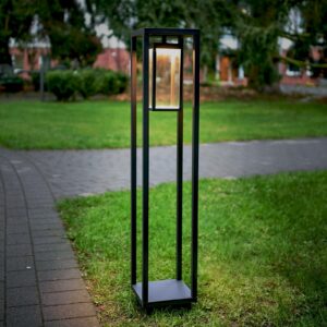 Rammeformet LED-pullertlampe Ferdinand