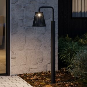 Lucande Miray udendørs LED-gadelampe, 100 cm