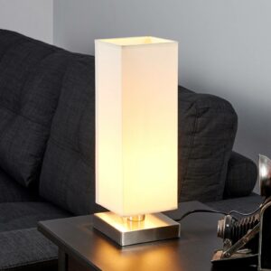 Martje - hvid bordlampe med E14-LED-pære