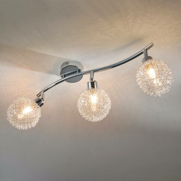 LED-loftslampe Ticino m. tre lyskilder