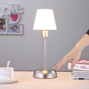 Gregor - bordlampe med glasskærm