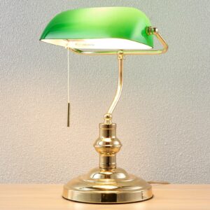 Banklampe Milenka, poleret messing