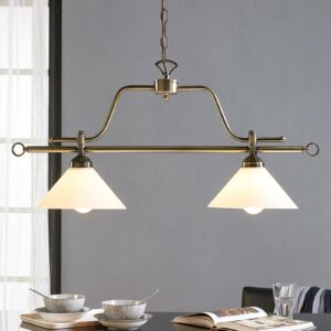 Glas-pendellampe Otis, 2 lyskilder