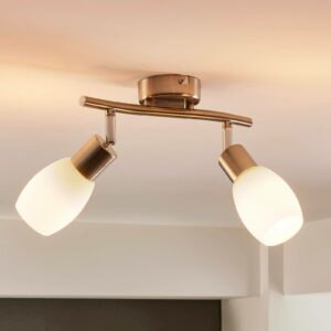 Lindby Arda LED-spot, glas, 2 lyskilder
