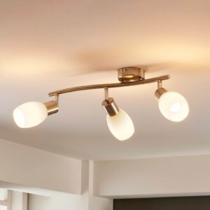 Lindby Arda LED-spot, glas, 3 lyskilder, 40 cm