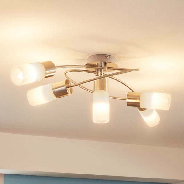Lindby Erva LED-loftlampe, 5 lyskilder