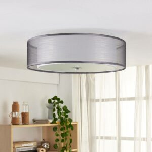 LED loftlampe Tobia kan dæmpes på kontakt, grå