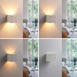 Opad- og nedadstrålende LED gipslampe Kay