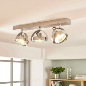 LED loftspot Lieven af aluminium, 3 lyskilder