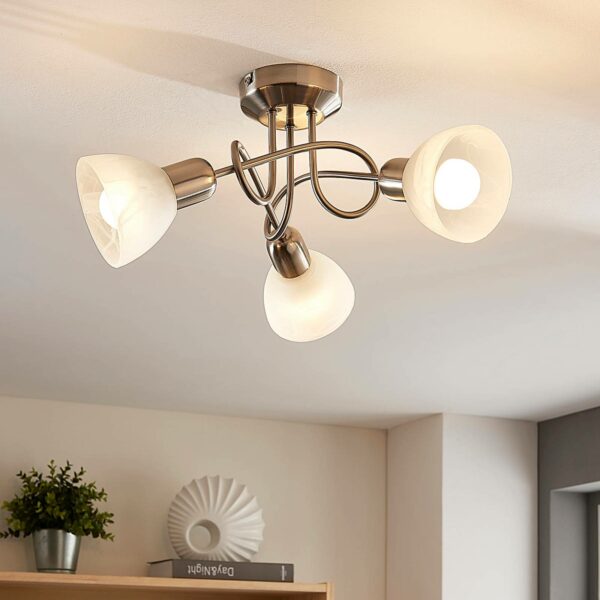 Lindby Paulina LED-loftlampe, 3 lyskilder, rund