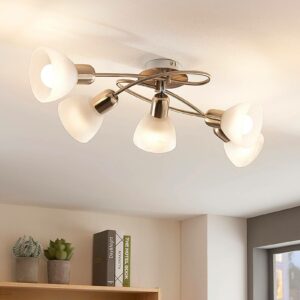 LED loftlampe Paulina med 5 lyskilder, stue